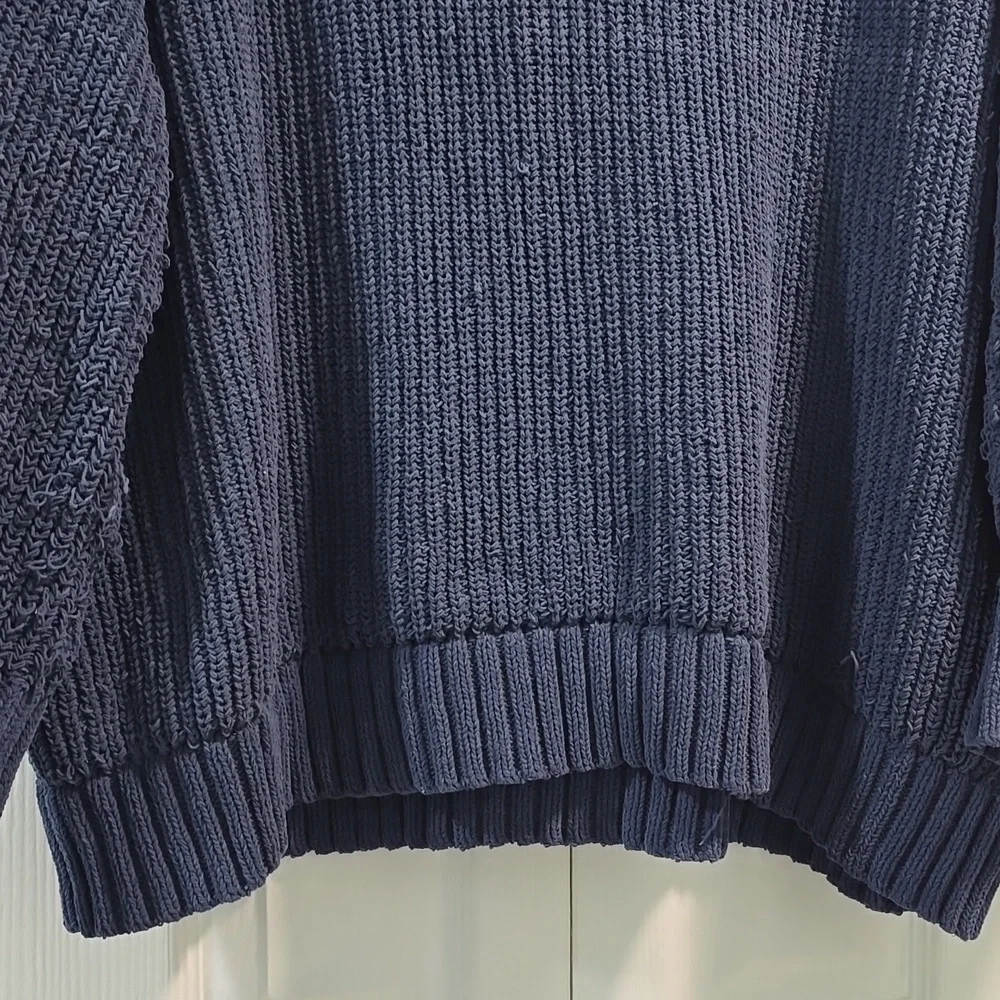 Aerie Navy Blue Turtleneck Sweater - Picture 12 of 12